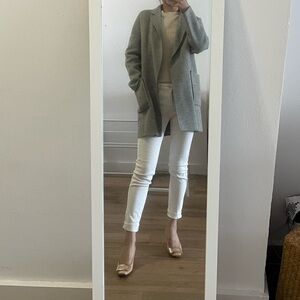 Women's Gray Coat 100% wool